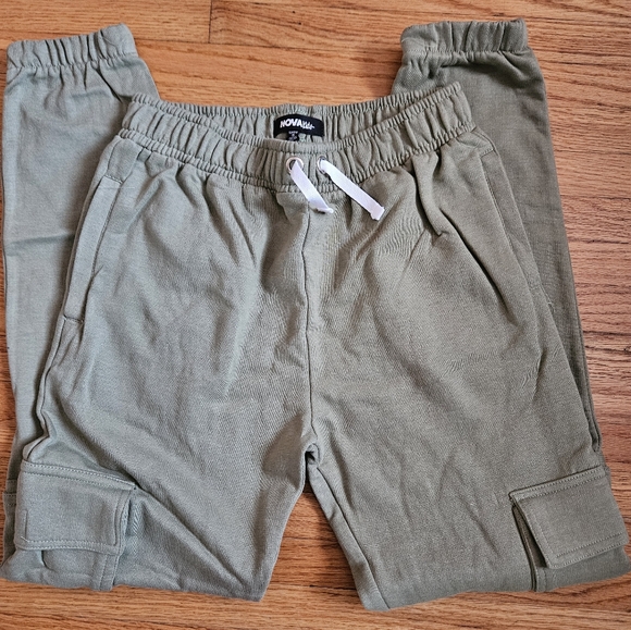 Boys' Olive Green Fleece Jogger - Picture 4 of 6